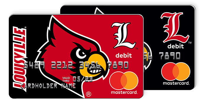 Louisville Cardinals Fancard Prepaid Mastercard Card Designs