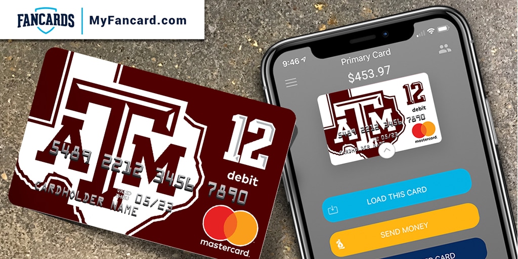 Texas A&M Aggies Fancard Mastercard® Gift Card