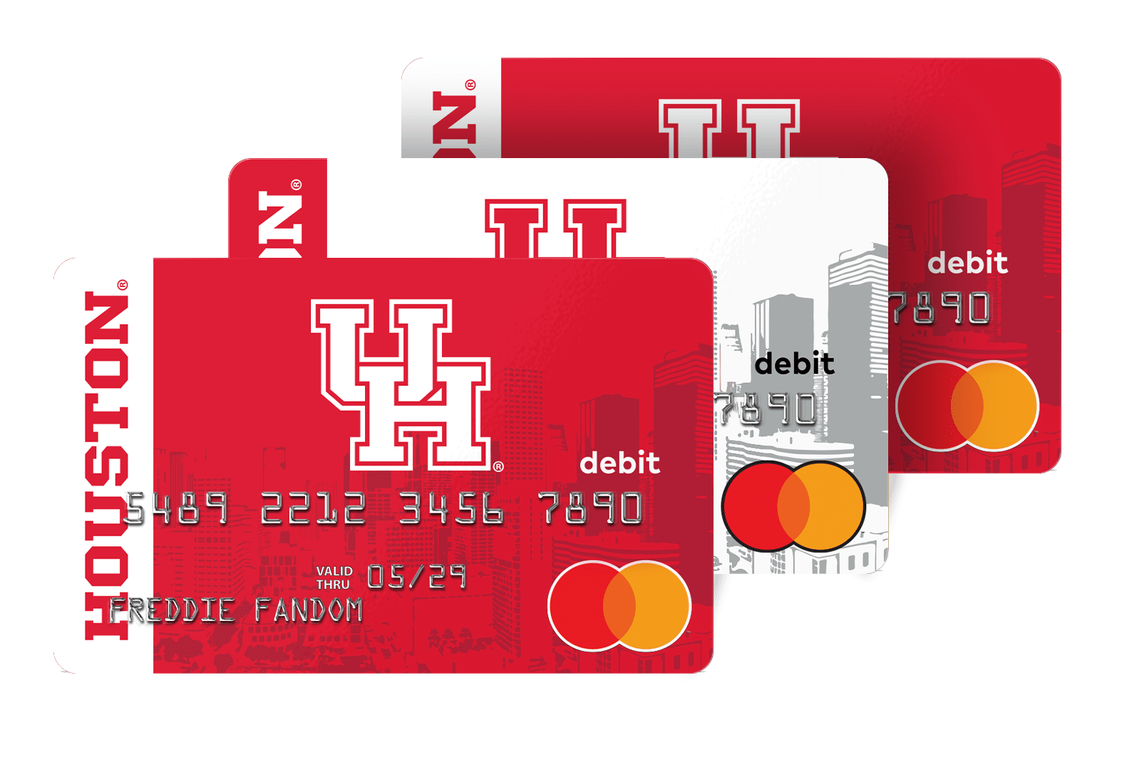 TripleCard_Houston_Red Triple Card Houston Cougars