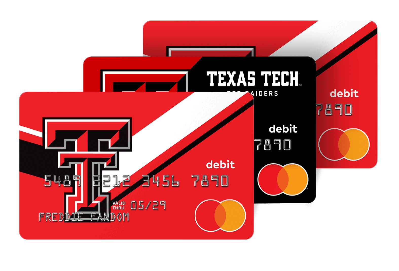 Texas Tech Red Raiders Fancard Prepaid Mastercard