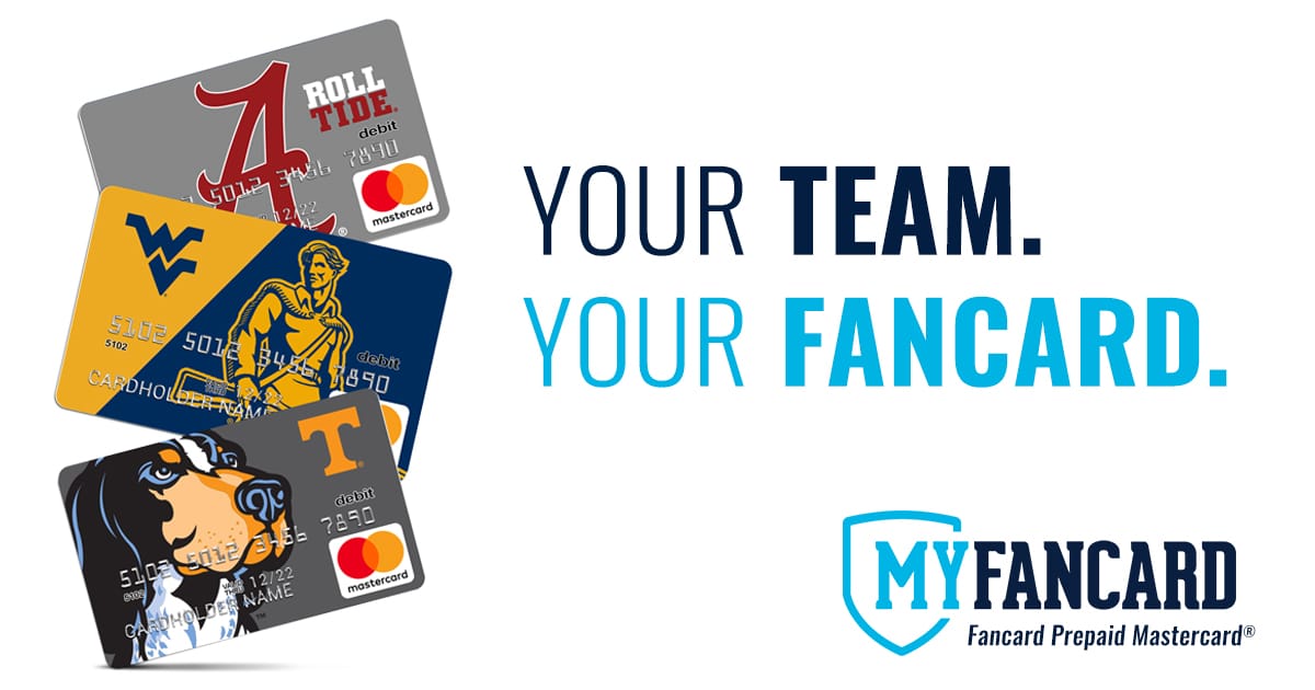 Welcome to myFancard - The Official Prepaid Card of College Sports™